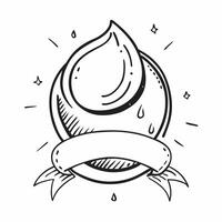 Water drop icon with copy space on a minimalist background concept as A image of a water drop icon with generous copy space on a minimalist background ideal for hydration an Dynamic vector