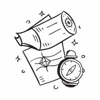 Water bottle and compass icon with copy space for adventure presentations concept as A visually appealing water bottle and compass icon with copy space designed to enhance adventur Dynamic vector