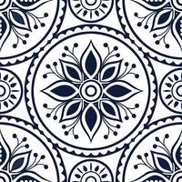 Vintage medallion seamless tile pattern ornate details isolated white background perfect for classic home decor concept as Creating seamless tile pattern featuring vintage medallio Dynamic Set 4 vector