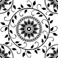 Vintage medallion seamless tile pattern ornate details isolated white background perfect for classic home decor concept as Creating seamless tile pattern featuring vintage medallio Dynamic Set 7 vector