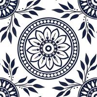 Vintage medallion seamless tile pattern ornate details isolated white background perfect for classic home decor concept as Creating seamless tile pattern featuring vintage medallio Dynamic Set 8 vector