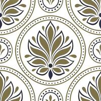 Vintage medallion seamless tile pattern ornate details isolated white background perfect for classic home decor concept as Creating seamless tile pattern featuring vintage medallio Dynamic Set 12 vector