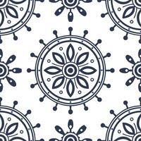 Vintage medallion seamless tile pattern ornate details isolated white background perfect for classic home decor concept as Creating seamless tile pattern featuring vintage medallio Dynamic Set 3 vector