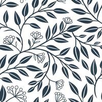 Vintage botanical seamless pattern with detailed leaves and classic colors for natural designs concept as Detailed vintage botanical pattern featuring classic colors and intricate Dynamic Set 3 vector