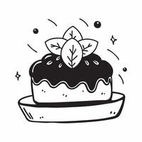Vegan chocolate cake concept as High resolution image of a vegan chocolate cake with a glossy backdrop showcasing a rich and indulgent plant based dessert in Photo Stock Concept Dynamic vector