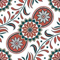 Traditional embroidery and textile motifs seamless tile pattern with rich textures concept as Rich textures highlight traditional embroidery and textile motifs in seamless tile pat Dynamic Set 2 vector