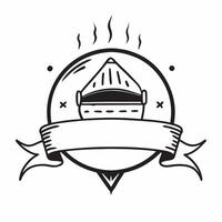 Tent and campfire symbol with copy space for outdoor gear concept as An outdoor gear oriented tent and campfire symbol with ample copy space ideal for visualizing camping equipment Dynamic vector