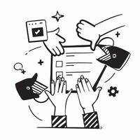 Teamwork illustration with copy space for business reports concept as A visually appealing teamwork illustration with copy space designed to enhance business reports and presentati Dynamic Set 6 vector