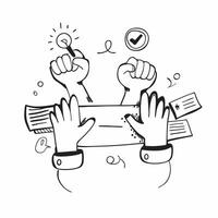 Teamwork symbol with copy space for print materials concept as A versatile teamwork symbol with ample copy space suitable for print materials like brochures flyers and posters to h Dynamic vector