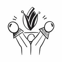 Teamwork icon with copy space for business presentations concept as A modern teamwork icon design with generous copy space perfect for enhancing business presentations and slidesho Dynamic vector