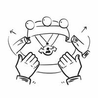 Teamwork icon with copy space for business presentations concept as A modern teamwork icon design with generous copy space perfect for enhancing business presentations and slidesho Dynamic Set 3 vector