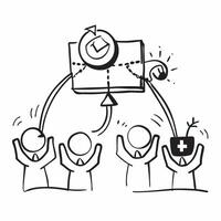 Teamwork icon with copy space for business presentations concept as A modern teamwork icon design with generous copy space perfect for enhancing business presentations and slidesho Dynamic Set 2 vector