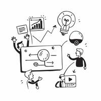 Team working on a successful product development concept as High resolution image of a team working on a successful product development showcasing teamwork productivity and profess Dynamic vector
