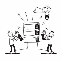 Team handling a critical infrastructure failure concept as High resolution image of a team handling a critical infrastructure failure with a panicked atmosphere emphasizing the urg Dynamic Set 2 vector