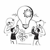 Team brainstorming creative solutions concept as High resolution image of a team brainstorming creative solutions with a glossy backdrop emphasizing collaboration and innovative th Dynamic Set 2 vector