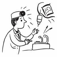 Surgeon performing surgery in an operating room concept as A surgeon performs surgery in an operating room showcasing precision and expertise Ideal for surgical and healthcare ads Dynamic vector