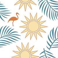Summer sun seamless tile pattern with radiant sunbursts and warm yellow hues for vibrant spaces concept as Bright sunbursts and warm yellow tones arranged seamlessly for a vibrant Dynamic Set 2 vector