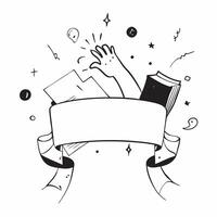 Successful illustration with blank area for customizable text concept as A creative depiction of a successful illustration featuring a blank area for customizable text ideal for pr Dynamic vector