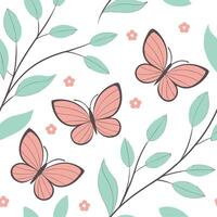 Subtle spring pastel seamless tile pattern with soft mint and peach accents for modern interiors concept as Modern interior design with soft mint and peach accents in seamless spri Dynamic Set 2 vector