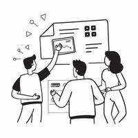 Students in a coding class concept as High resolution image of students in a coding class with a glossy backdrop showcasing engagement and growth mindset in technology education i Dynamic Set 2 vector