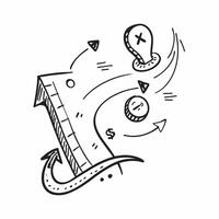 Strategy symbol with space for text and icons on a white background concept as A versatile strategy symbol featuring space for both text and icons on a clean white background perfe Dynamic vector