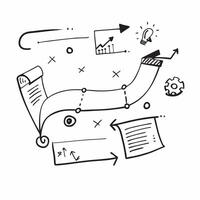 Strategy illustration with space for text and graphics concept as An illustrative strategy design featuring ample space for both text and graphics perfect for illustrating business Dynamic vector