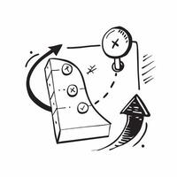 Strategy icon with copy space for infographics concept as An infographic ready strategy icon with copy space designed to convey complex information and business insights in a visua Dynamic vector