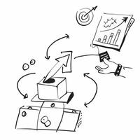 Strategy illustration with copy space for business reports concept as A visually appealing strategy illustration with copy space designed to enhance business reports and presentati Dynamic vector