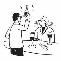 Sommelier conducting wine tasting concept as High resolution image of a sommelier conducting a wine tasting with a glossy backdrop highlighting the educational and sensory experien Dynamic Set 2 vector