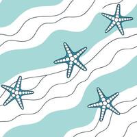 Soft sand and turquoise water seamless tile pattern perfect for beach inspired decor concept as Soft sand meeting turquoise water creates a serene seamless beach tile pattern full Dynamic vector