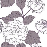 Soft pastel spring seamless pattern with butterflies and floral elements for serene environments concept as Delicate butterflies and pastel floral elements arranged in a seamless p Dynamic Set 2 vector