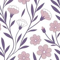 Soft pastel spring flowers seamless pattern with roses and daisies for a delicate home decor concept as Gentle roses and daisies in soft pastel tones seamlessly arranged for elegan Dynamic vector