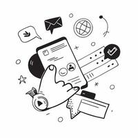 Social media illustration with copy space for business reports concept as A visually appealing social media illustration with copy space designed to enhance business reports and pr Dynamic Set 2 vector