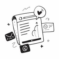 Social media icon with copy space for infographics concept as An infographic ready social media icon with copy space designed to convey complex information and social media insight Dynamic vector