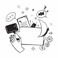 Social media illustration with blank area for customizable text concept as A creative depiction of a social media illustration featuring a blank area for customizable text ideal fo Dynamic vector