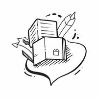 Shipping symbol with copy space for project planning concept as An artistic rendering of a shipping symbol with spacious copy space suitable for project planning logistics strategi Dynamic vector