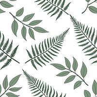 Serene summer leaves seamless pattern with light green foliage and soft earth tones for relaxed spaces concept as Light green foliage and soft earth tones arranged seamlessly to cr Dynamic Set 2 vector