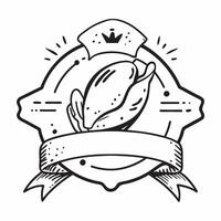 Seafood sustainability certification label concept as High resolution image of a seafood sustainability certification label with a glossy backdrop highlighting the importance of ce Dynamic vector