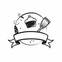 Saucepan and whisk icon with space for text and icons on a white background concept as A versatile saucepan and whisk icon featuring space for both text and icons on a clean white Dynamic vector
