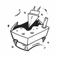 Sandbox symbol with copy space for educational materials concept as A sleek sandbox symbol with ample copy space perfect for creating educational materials and resources that highl Dynamic vector