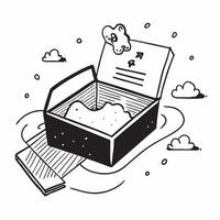 Sandbox illustration with copy space for business reports concept as A visually appealing sandbox illustration with copy space designed to enhance business reports and presentation Dynamic Set 5 vector