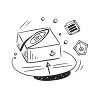 Sandbox icon with copy space on white background concept as A illustration of a sandbox icon with ample copy space on a white background perfect for startup business and inn Dynamic vector