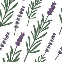 Rustic spring garden seamless tile pattern with lavender and rosemary for aromatic outdoor spaces concept as Aromatic lavender and rosemary seamlessly patterned for a rustic spring Dynamic vector