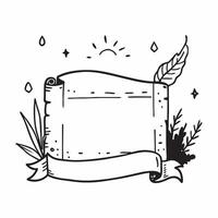 Rustic nature scene border frame mockup concept as High resolution mockup of a rustic border frame featuring a charming nature scene perfect for cozy and homely design themes in P Dynamic vector