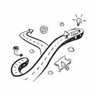 Roadmap symbol with space for text and icons on a white background concept as A versatile roadmap symbol featuring space for both text and icons on a clean white background perfect Dynamic vector