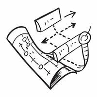 roadmap icon with copy space on a white background concept as A illustration of a roadmap icon with ample copy space on a white background perfect for depicting plans strate Dynamic vector