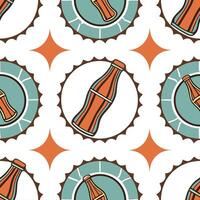 Revitalize retro labels in mosaic tile backgrounds incorporate typography art produce engaging visuals for big marketing impact concept as Impactful mid century style mesh bridgin Dynamic Set 2 vector