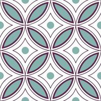Retro geometric seamless tile pattern muted earth tones on white background ideal for natural elegance designs concept as Designing seamless tile with retro geometric patterns in m Dynamic Set 2 vector