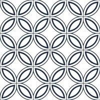 Retro geometric seamless tile pattern intricate line art on white background ideal for contemporary designs concept as Creating seamless tile with retro geometric patterns and intr Dynamic Set 3 vector