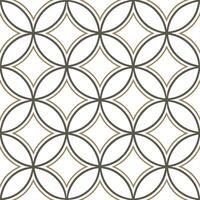 Retro geometric seamless tile pattern dual tones on white background ideal for bold statement designs concept as Designing seamless tile with retro geometric patterns in dual tones Dynamic vector